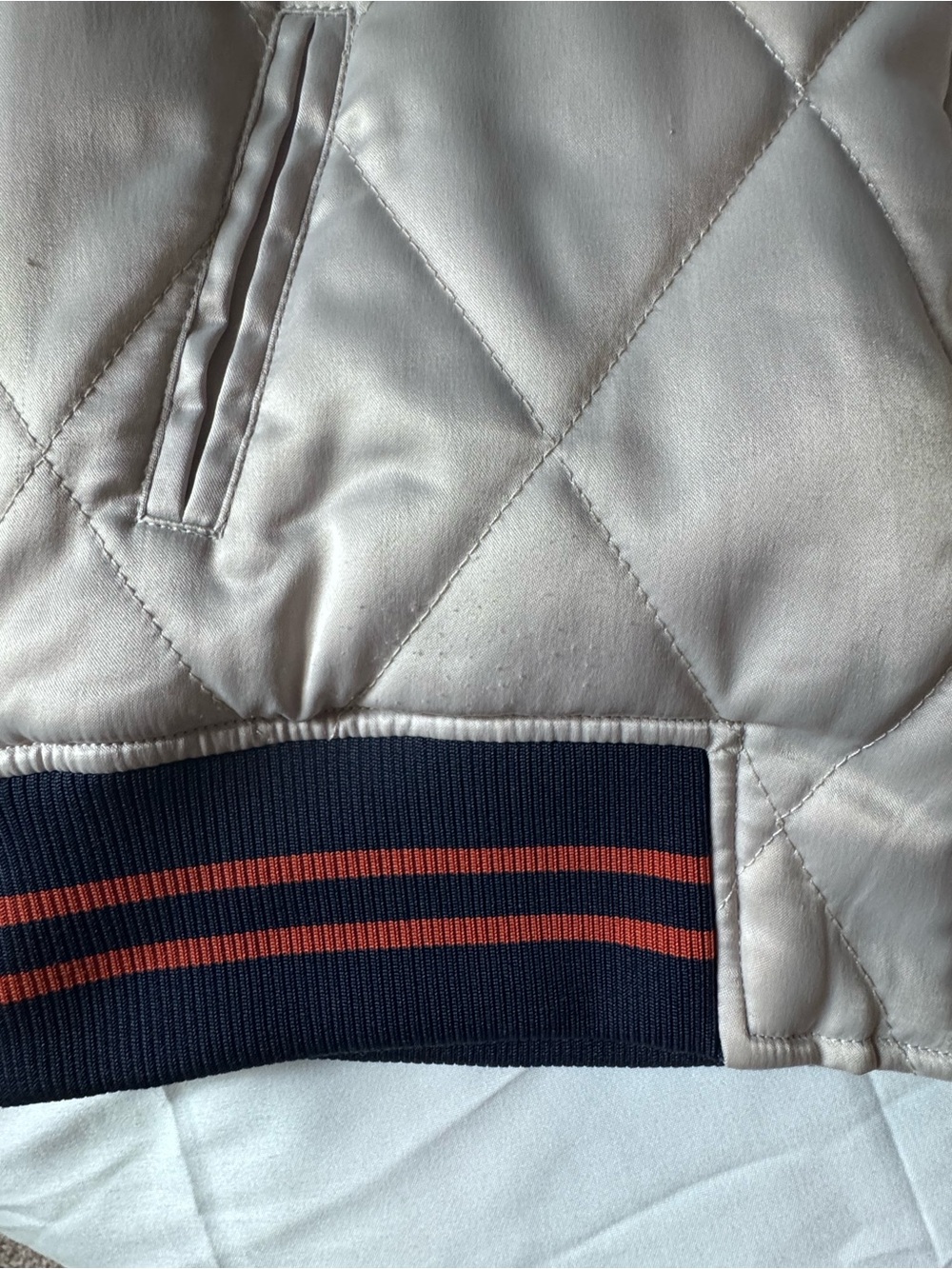 Classic Rock Couture Silver Wings Satin Bomber Jacket - Picture 7 of 11